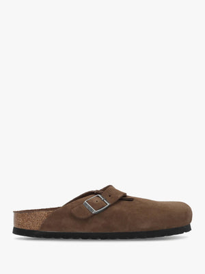 Unisex Boston Carafe Tonal Footbed Suede Clogs