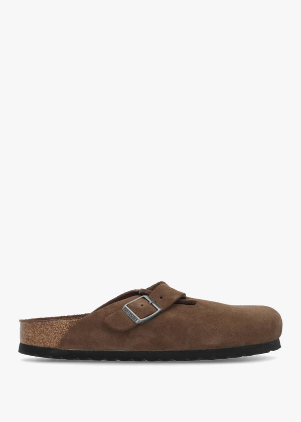 Unisex Boston Carafe Tonal Footbed Suede Clogs