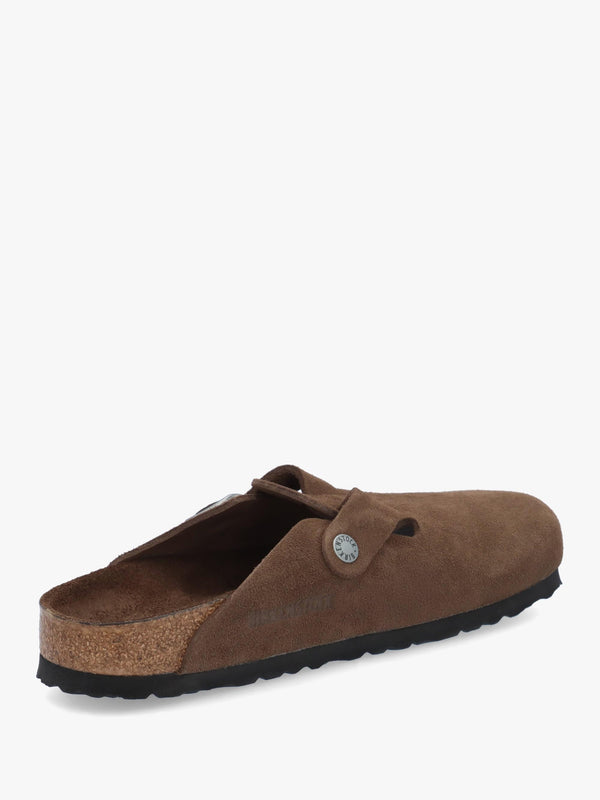 Unisex Boston Carafe Tonal Footbed Suede Clogs