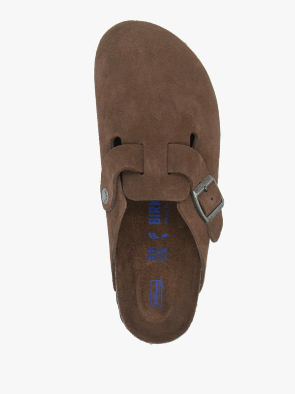 Unisex Boston Carafe Tonal Footbed Suede Clogs