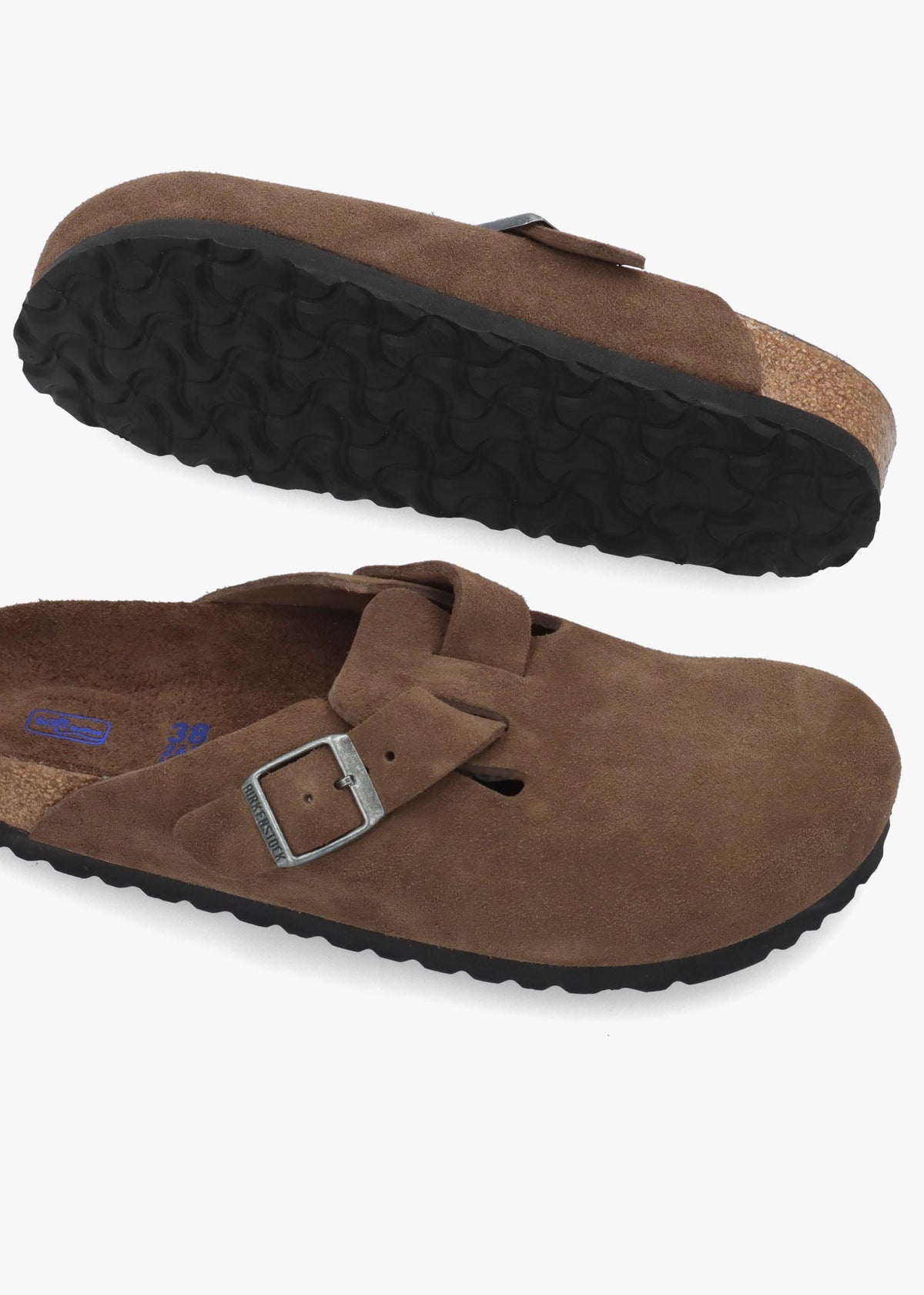 Unisex Boston Carafe Tonal Footbed Suede Clogs