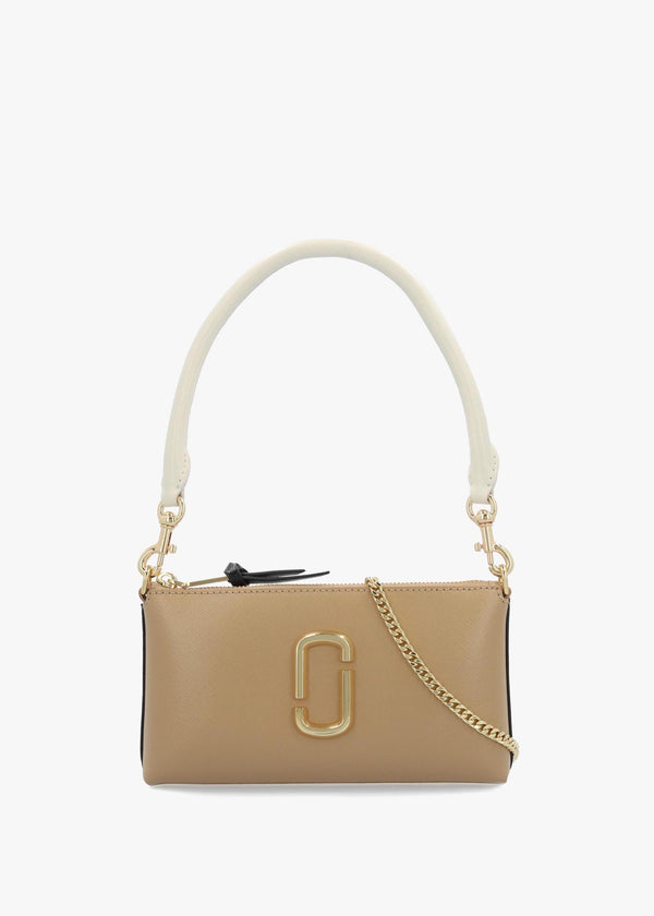 The Snapshot Convertible Camel Multi Leather Shoulder Bag