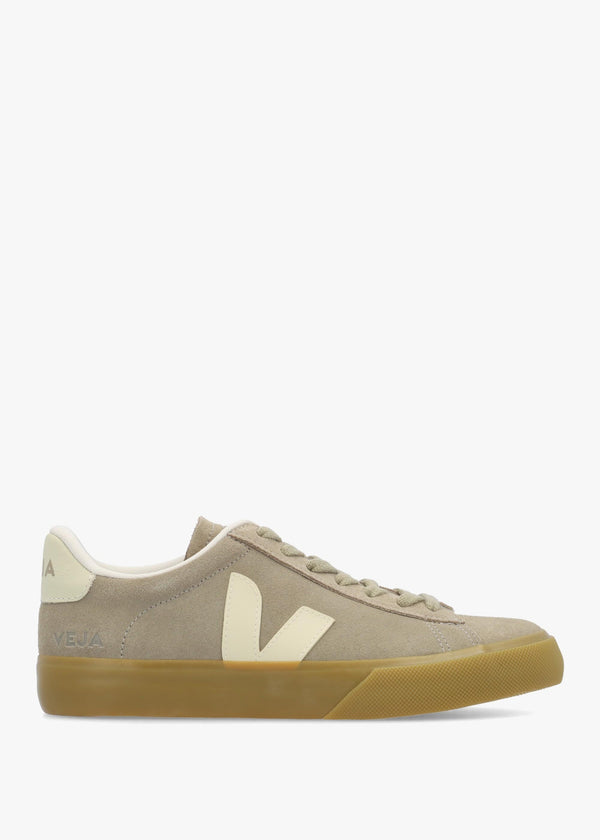 Women's Campo Suede Taupe Pierre Natural Trainers