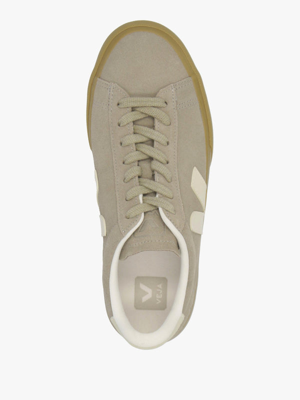 Women's Campo Suede Taupe Pierre Natural Trainers
