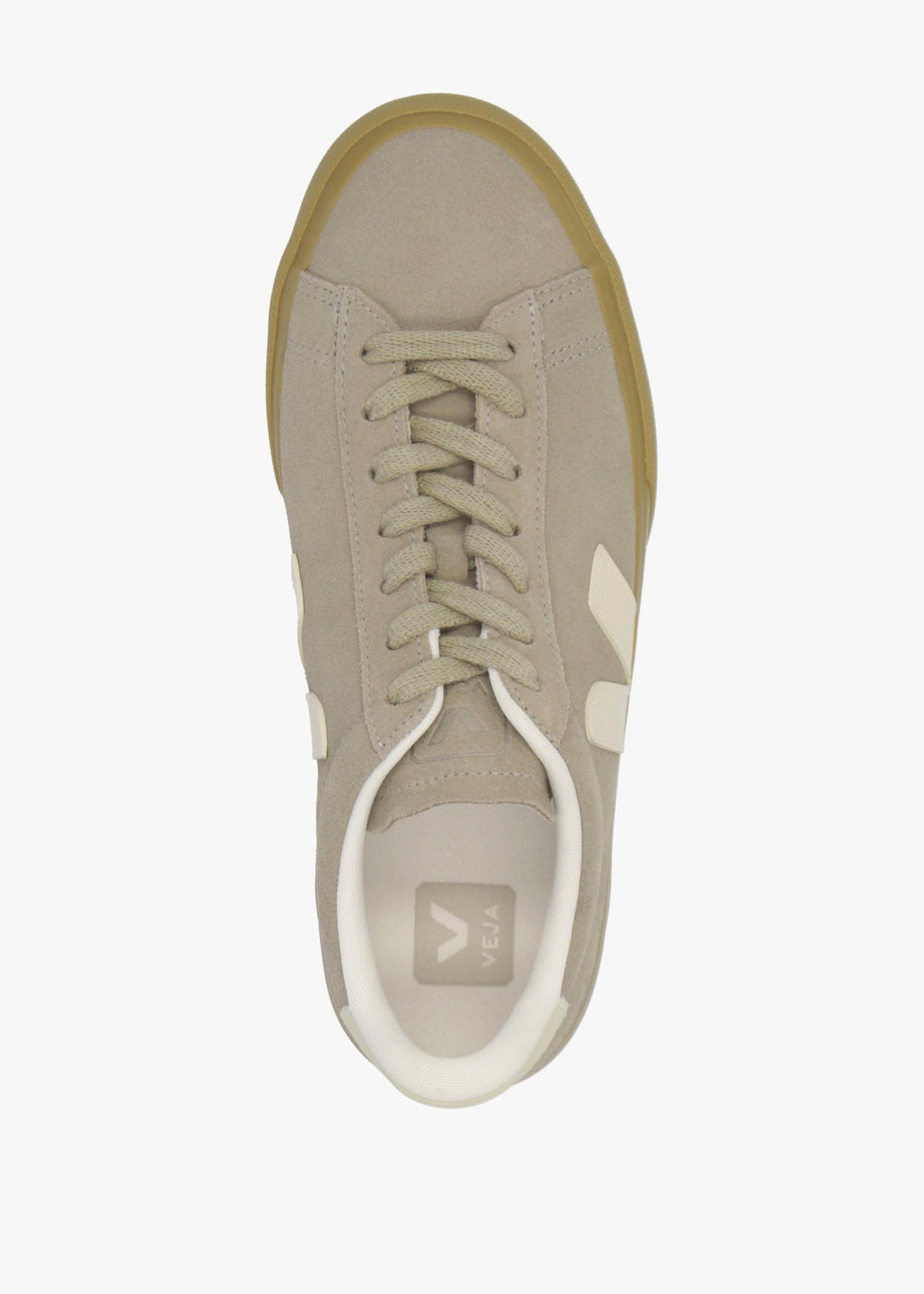 Women's Campo Suede Taupe Pierre Natural Trainers