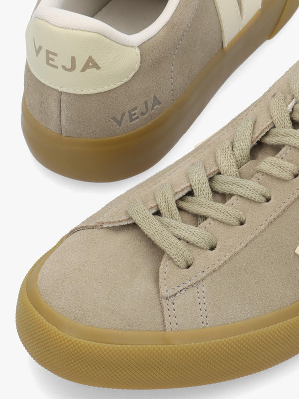Women's Campo Suede Taupe Pierre Natural Trainers