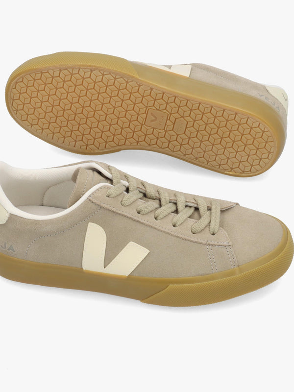 Women's Campo Suede Taupe Pierre Natural Trainers