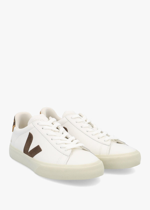 Women's Campo Leather White Camel Wild Country Trainers