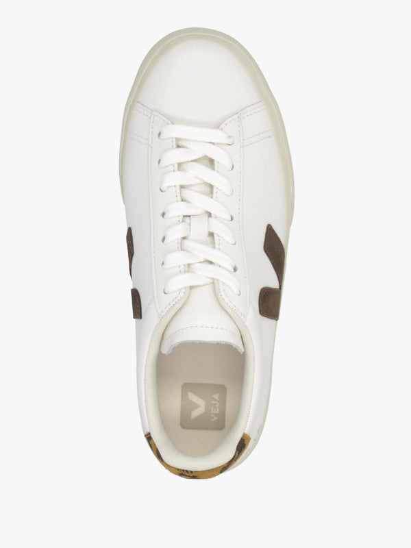 Women's Campo Leather White Camel Wild Country Trainers