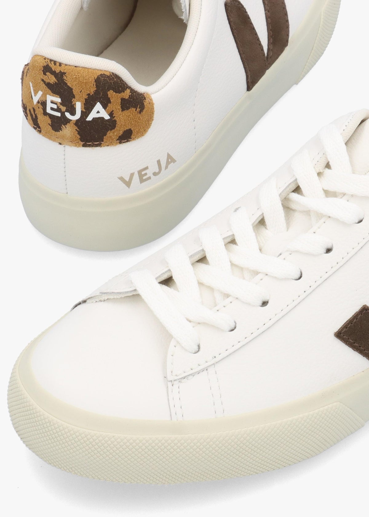 Women's Campo Leather White Camel Wild Country Trainers