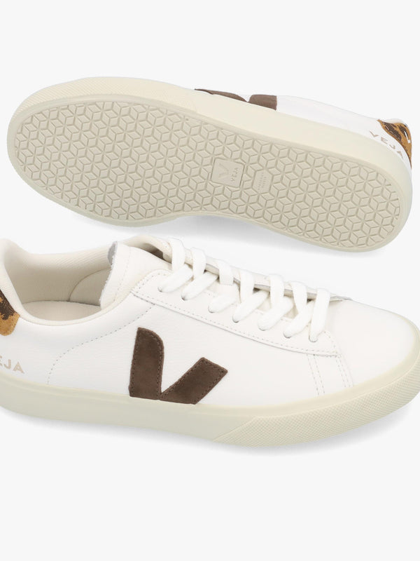 Women's Campo Leather White Camel Wild Country Trainers