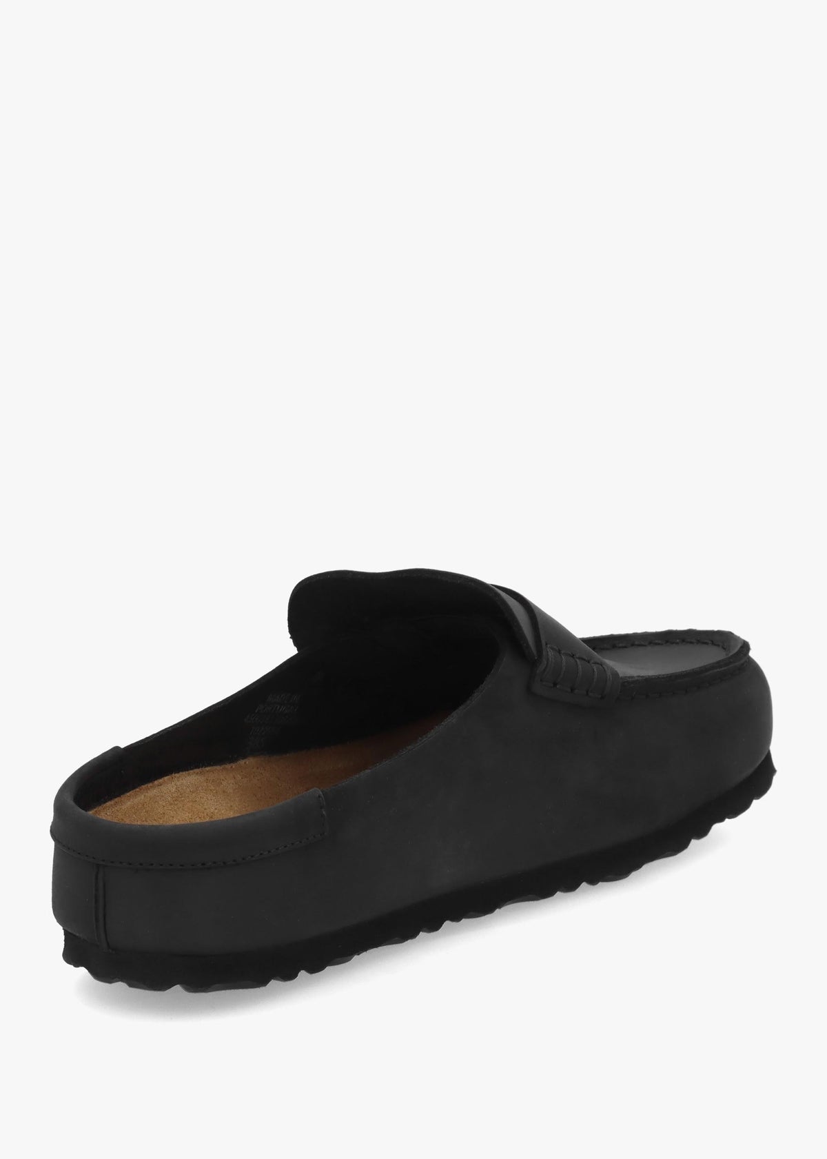 Women’s Naples Wrapped Black Leather Clogs