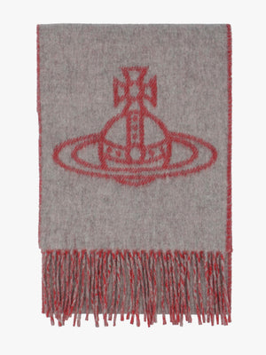 Unisex Double Face Grey Wool Scarf