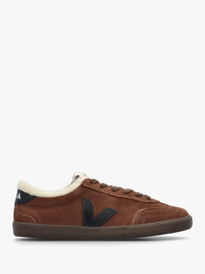 Women's Volley Fured Walnut Black Eagle Trainers