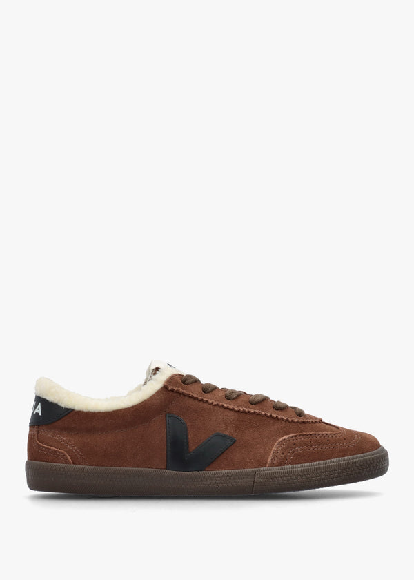 Women's Volley Fured Walnut Black Eagle Trainers