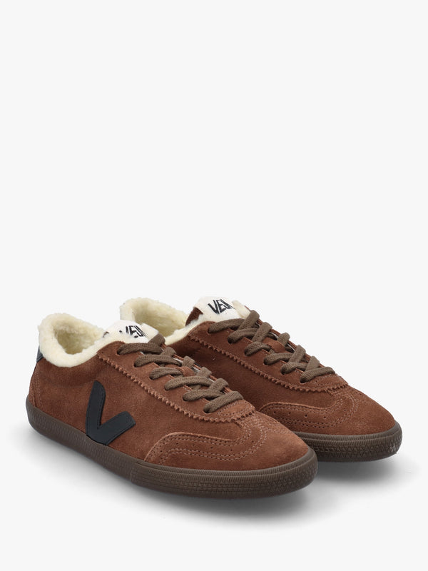 Women's Volley Fured Walnut Black Eagle Trainers