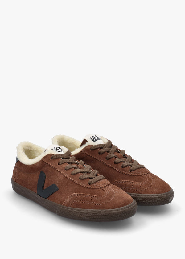 Women's Volley Fured Walnut Black Eagle Trainers
