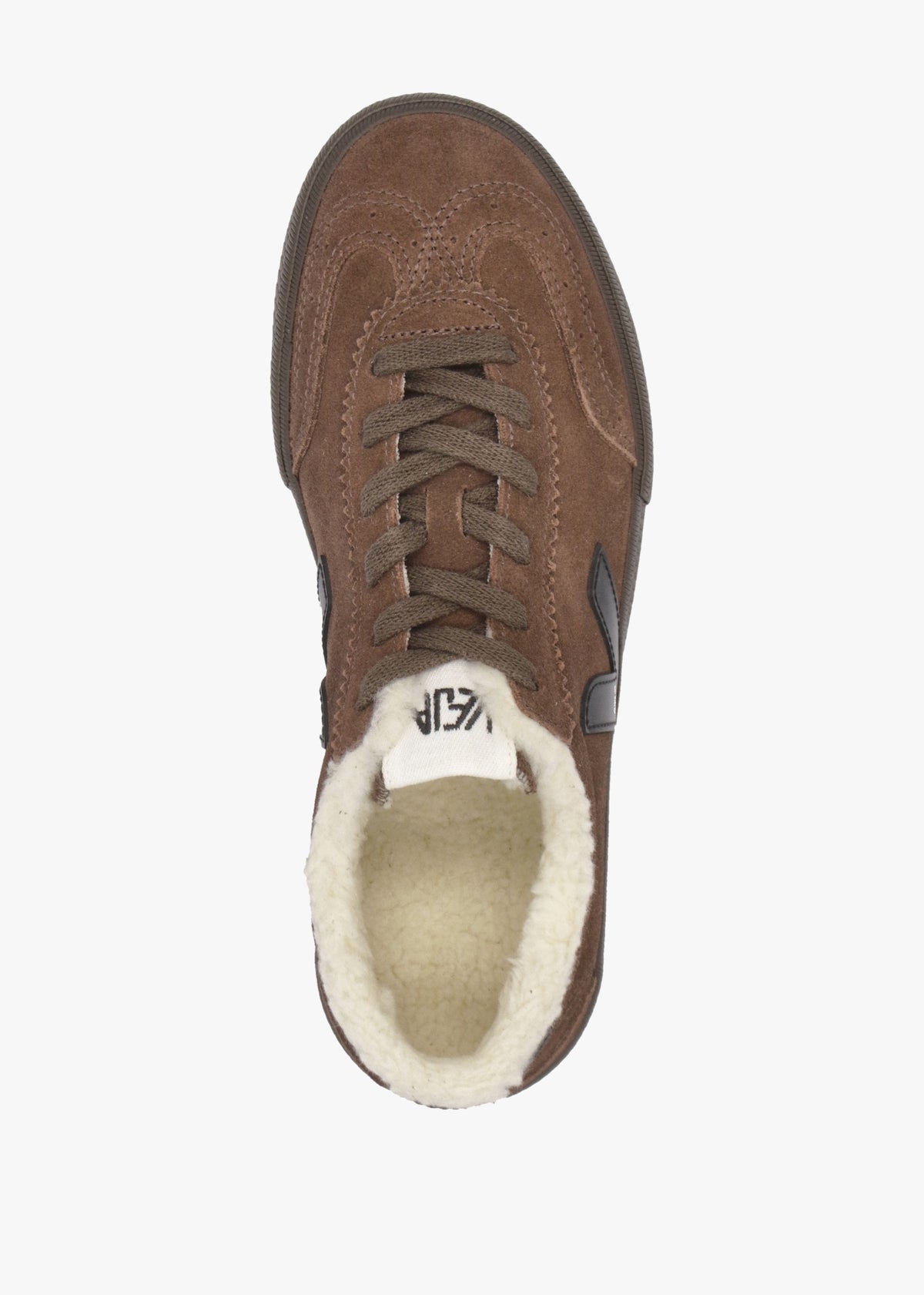 Women's Volley Fured Walnut Black Eagle Trainers
