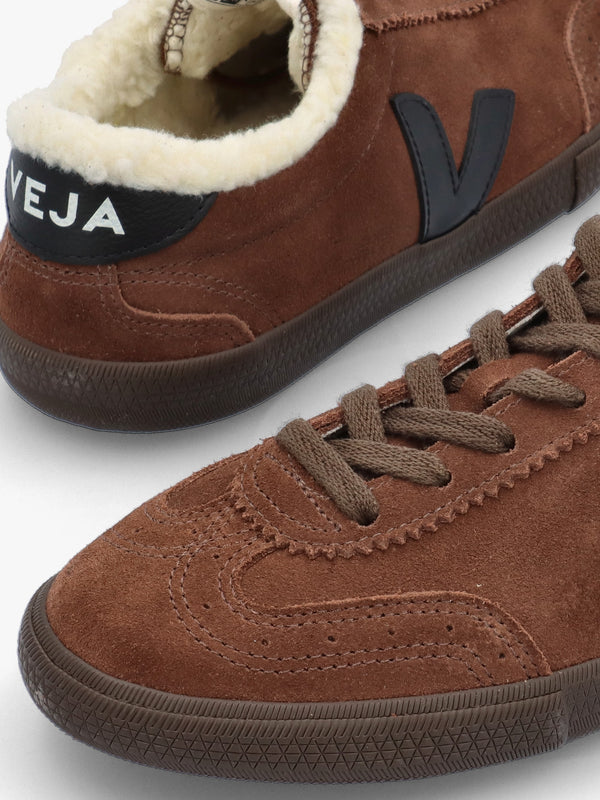 Women's Volley Fured Walnut Black Eagle Trainers