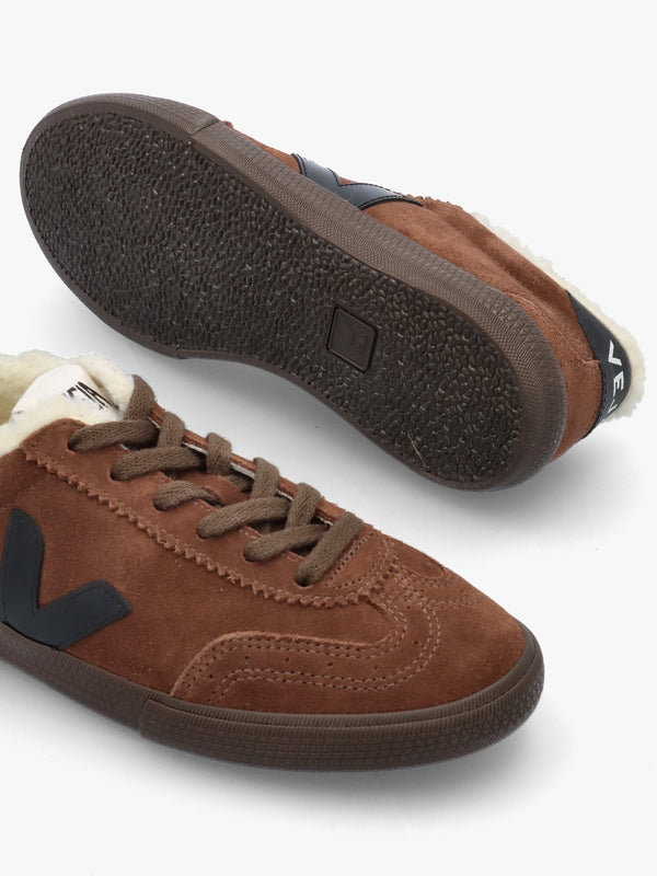 Women's Volley Fured Walnut Black Eagle Trainers