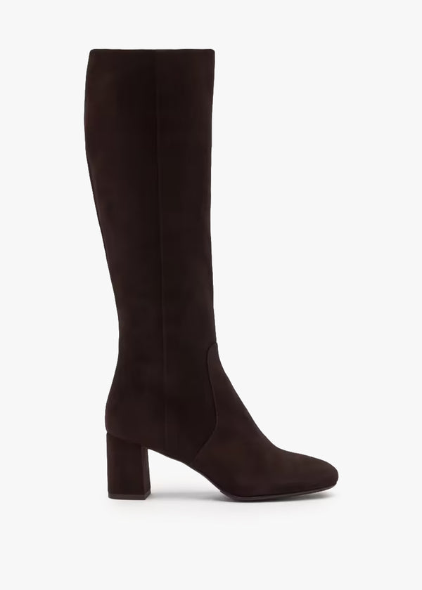 Upton Chocolate Suede Tall Boots