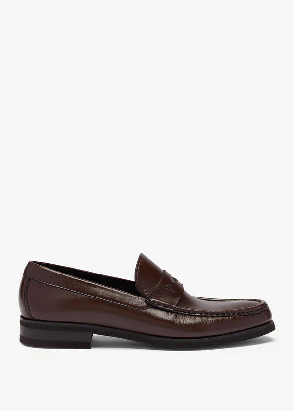Men’s Saturn Brown Leather Loafers