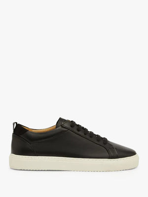 Men’s Relay Black Leather Classic Trainers