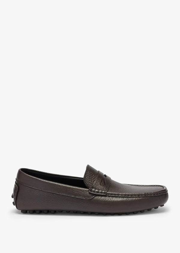 Men’s Reggie Saddle Brown Leather Loafers
