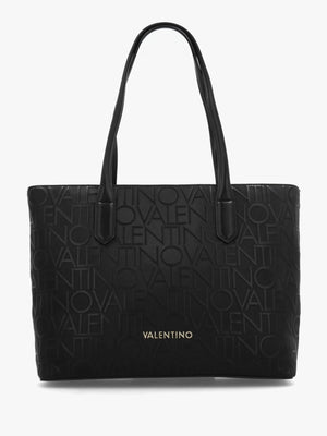 Gynevra Relove Monogram Black Shopper Bag