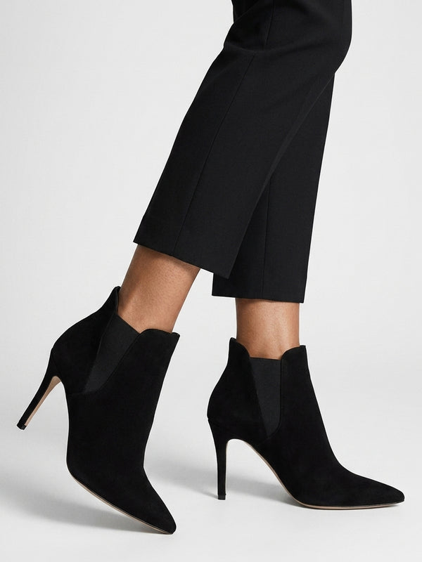 Daniel Adril Black Suede Ankle Boots
