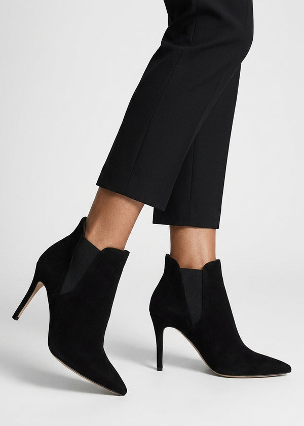 Daniel Adril Black Suede Ankle Boots