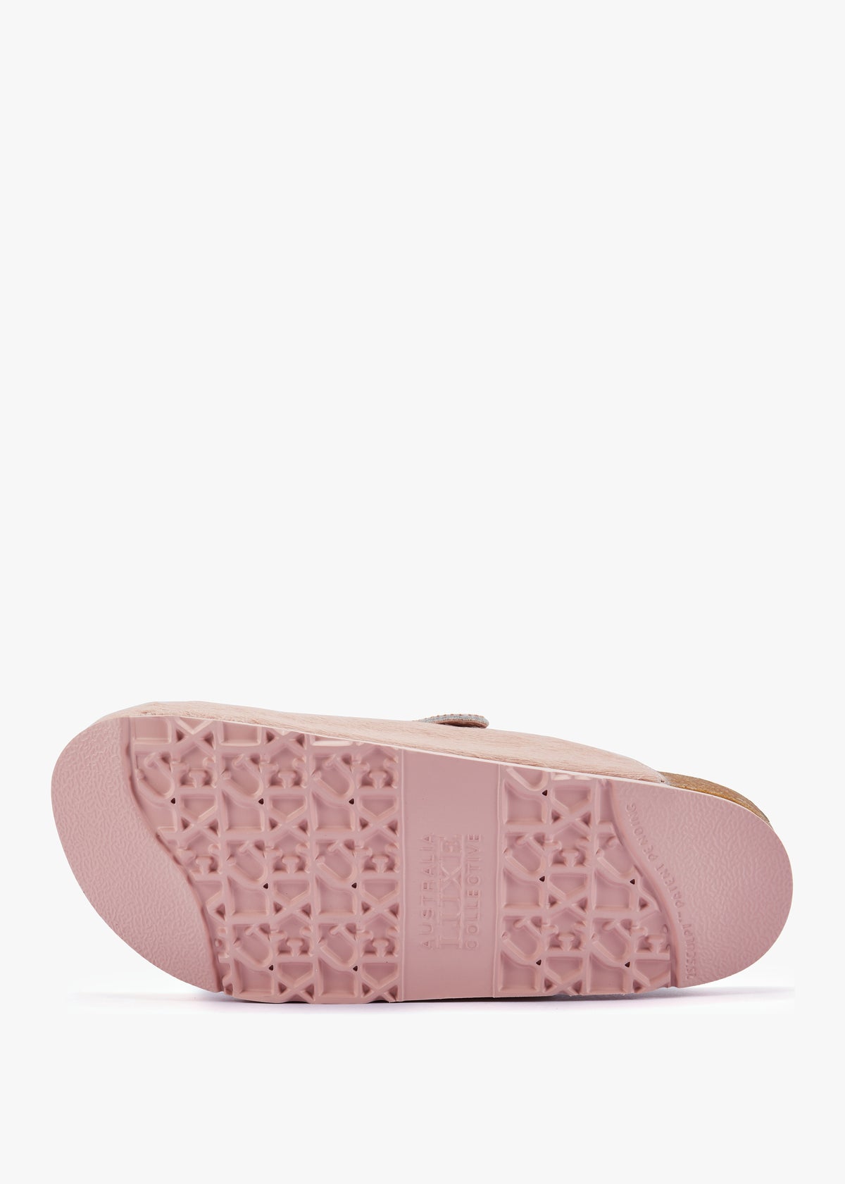 Berlin Pink Suede Sheepskin Closed Toe Mule