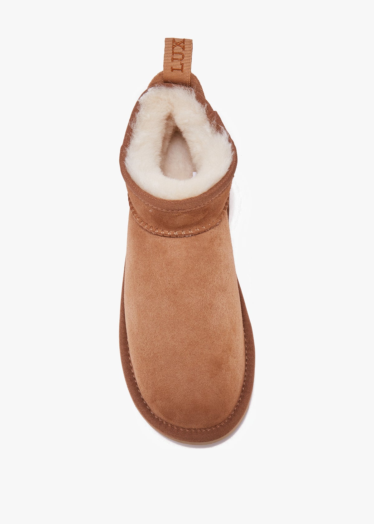 Cosy Ultra Short Tan Double Face Sheepskin Ankle Boots
