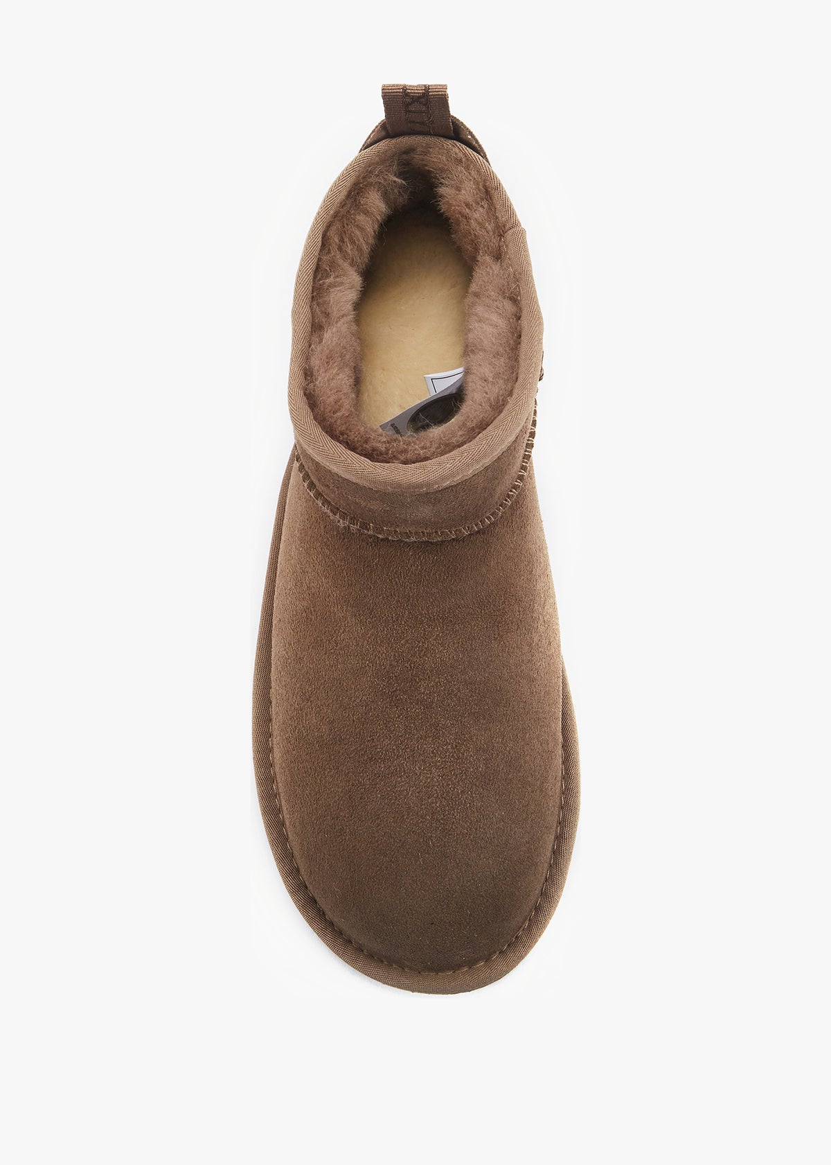 Australia Luxe Cosy Ultra Short Taupe Double Face Sheepskin Ankle Boots