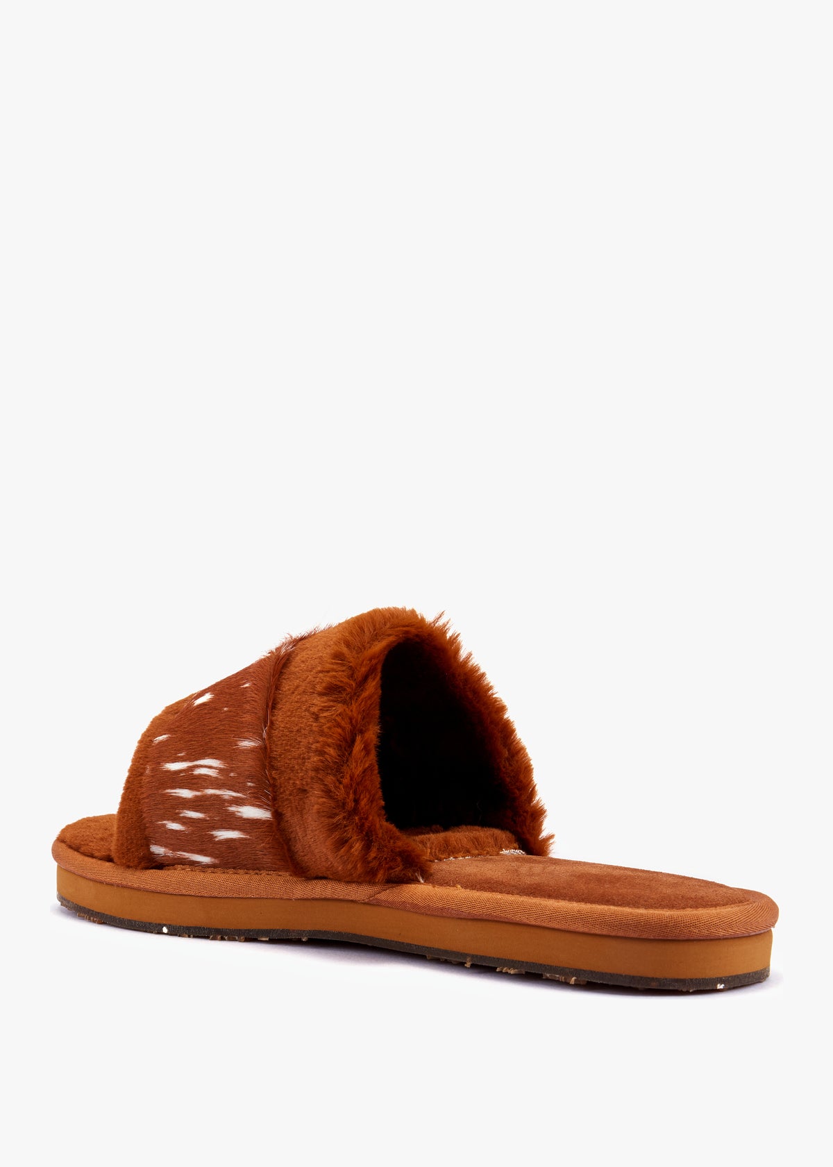 Muchas Lite Tan Faux Fur Slippers