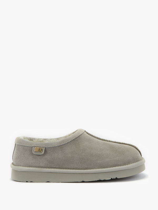 Outback Grey Suede Slippers