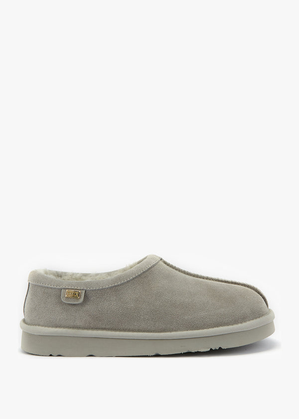 Outback Grey Suede Slippers