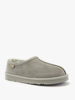 Outback Grey Suede Slippers