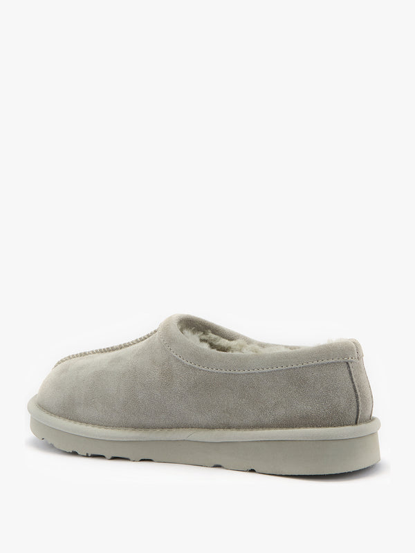 Outback Grey Suede Slippers