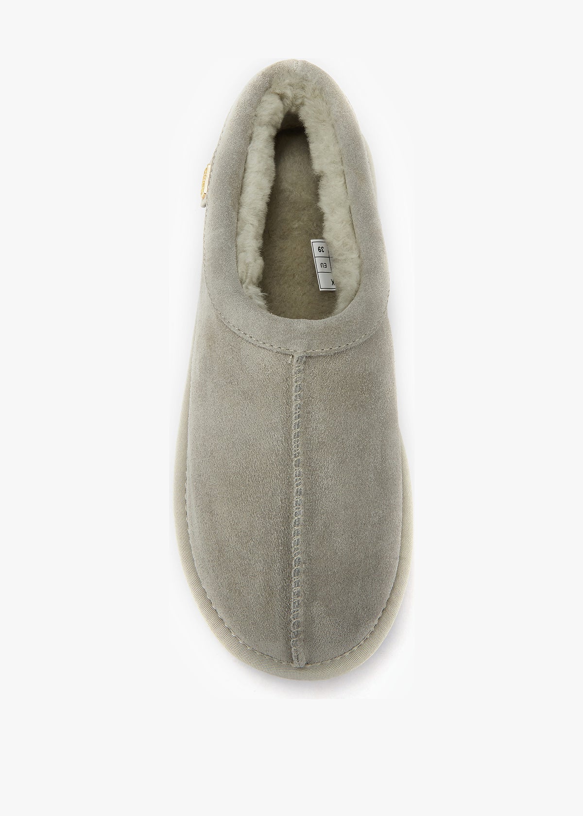 Outback Grey Suede Slippers