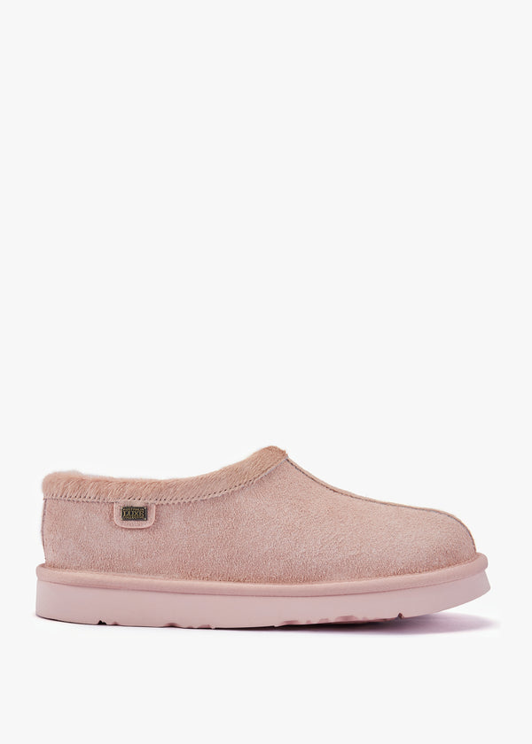 Outback Pink Suede Slippers