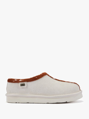 Outback Cream Suede Slippers