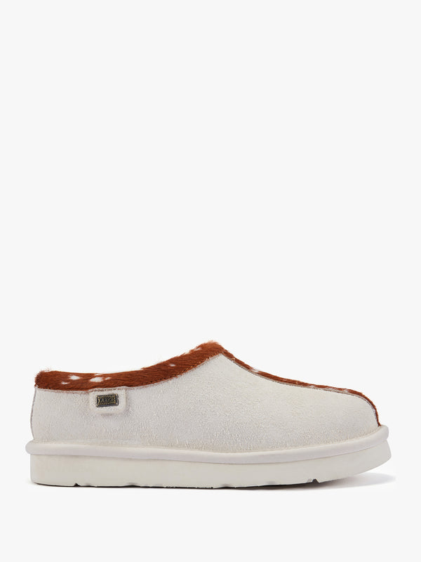 Outback Cream Suede Slippers