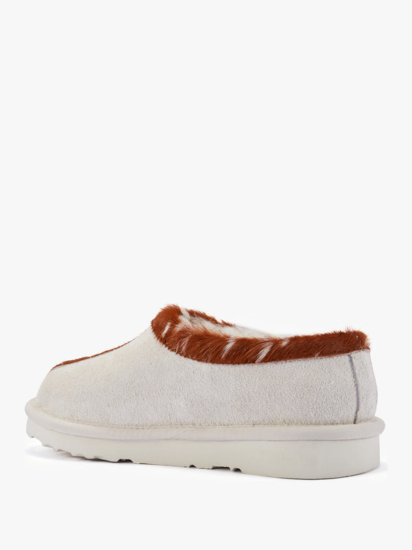 Outback Cream Suede Slippers