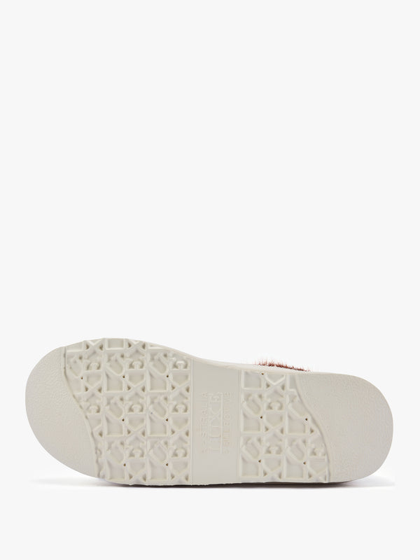 Outback Cream Suede Slippers