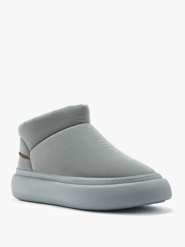 Piscis Grey Quilted Sheepskin Ankle Boots