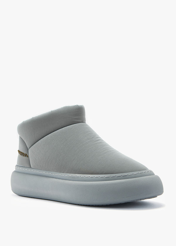Piscis Grey Quilted Sheepskin Ankle Boots