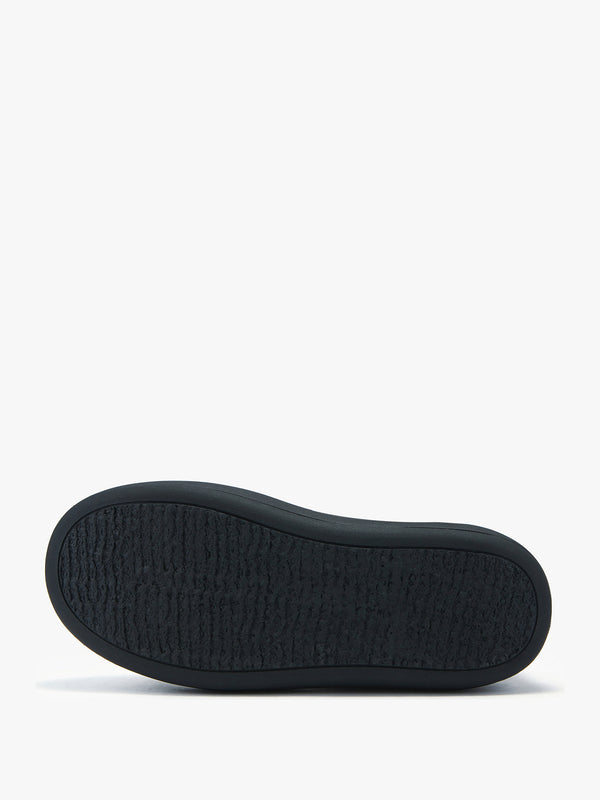 Piscis Navy Quilted Sheepskin Ankle Boots