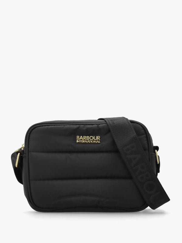 Barbour Monaco Baffle Quilted Black Cross-Body Bag