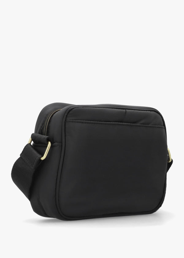 Barbour Monaco Baffle Quilted Black Cross-Body Bag